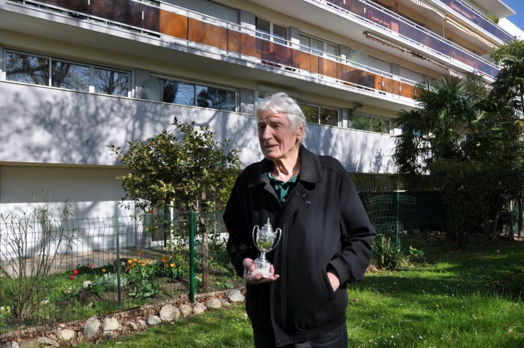 Vuoden 1957 Ranskan cupin voittopokaali tuo 82-vuotiaan Richard Boucher’n mieleen hyviä muistoja Aulis Rytkösestä.
